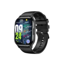 Blisbond Alpha AMOLED Display Bluetooth Smart Watch - Black